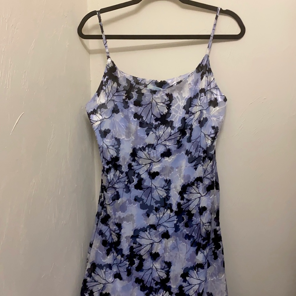 ❗️NWT Alomore Purple and Black Ginko Print Dress